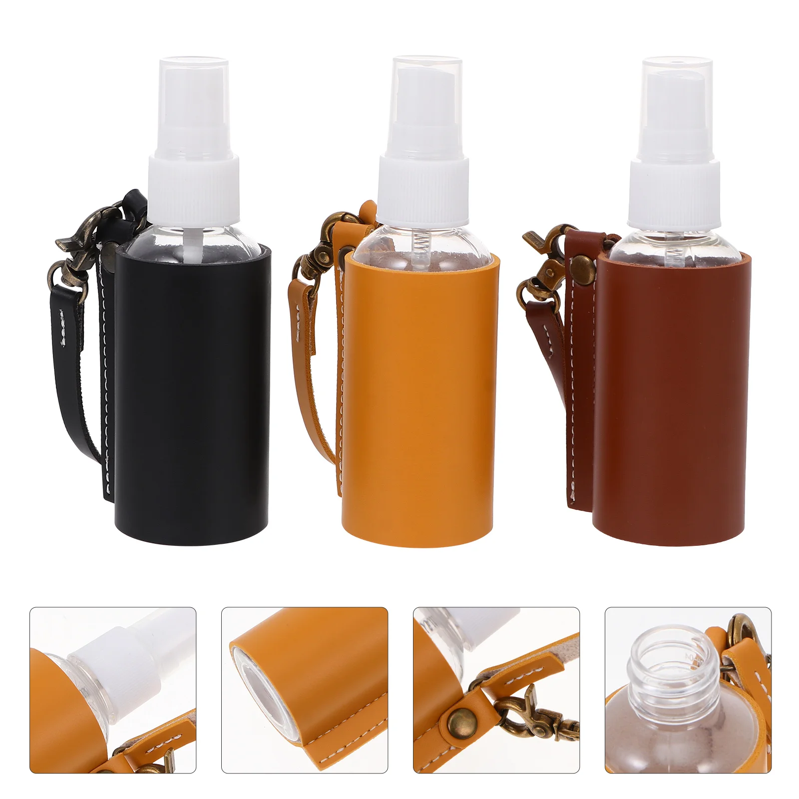 Bottle Keychain Holder Set: 3pcs Clear Refillable Bottles PU Sleeve 60 Transparent Empty Refillable Bottles Containers
Bottle Keychain Holder Set: 3pcs Clear Refillable Bottles PU Sleeve 60 Transparent Empty Refillable Bottles Containers