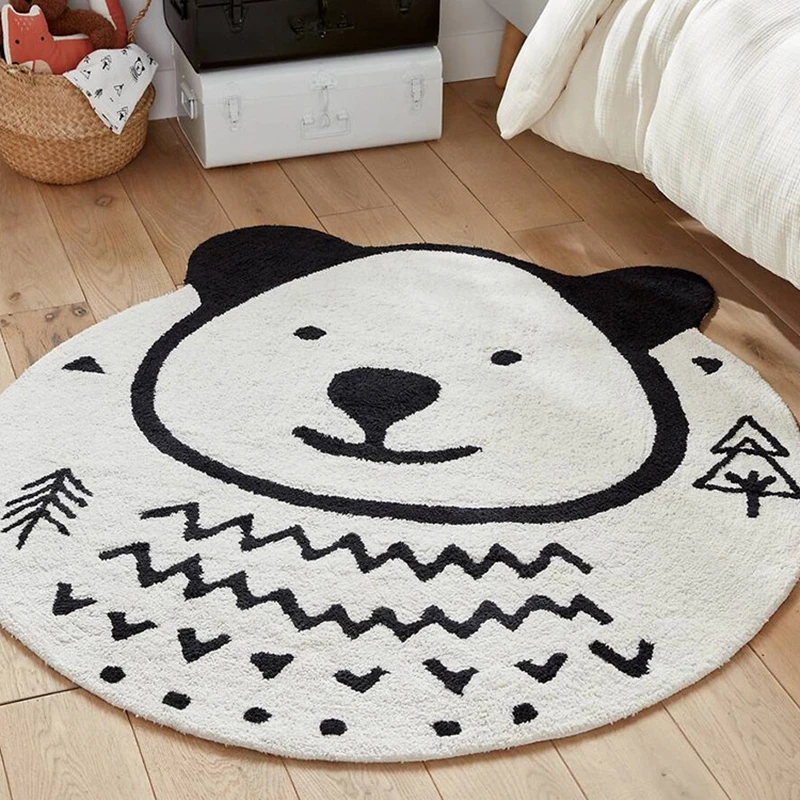 Мультяшный медведь детская комната круглый ковер гостиная диван журнальный столик нескользящий напольный коврик для детской спальни прик...
Мультяшный медведь детская комната круглый ковер гостиная диван журнальный столик нескользящий напольный коврик для детской спальни прик...