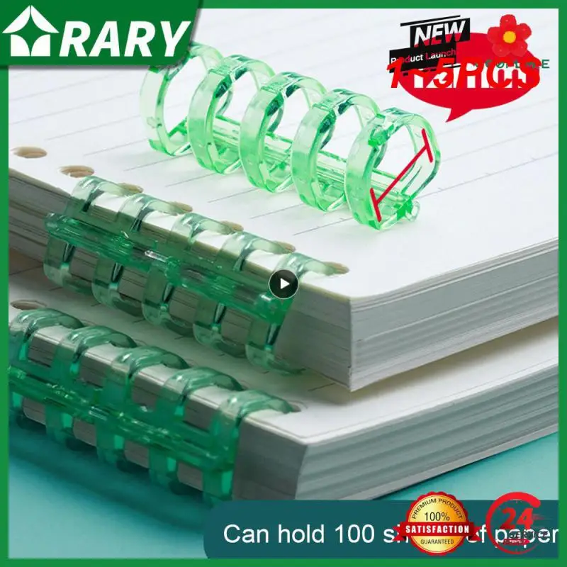 1~5PCS 5-hole loose-leaf Binder ring notebook Spiral Circles Rings buckle clip binding Clips For School supplies Stationery
1~5PCS 5-hole loose-leaf Binder ring notebook Spiral Circles Rings buckle clip binding Clips For School supplies Stationery