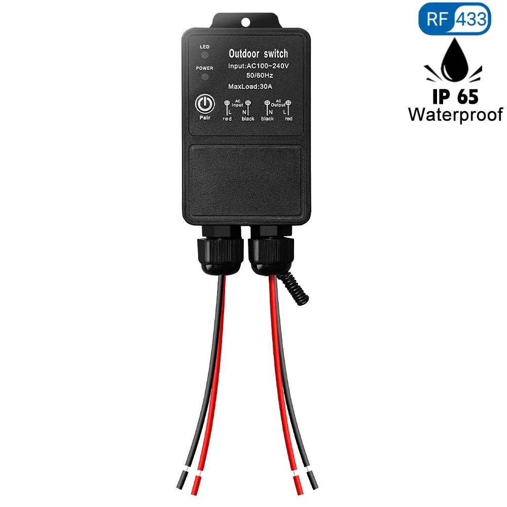 Беспроводной водонепроницаемый выключатель Tedeligo
Беспроводной водонепроницаемый выключатель Tedeligo