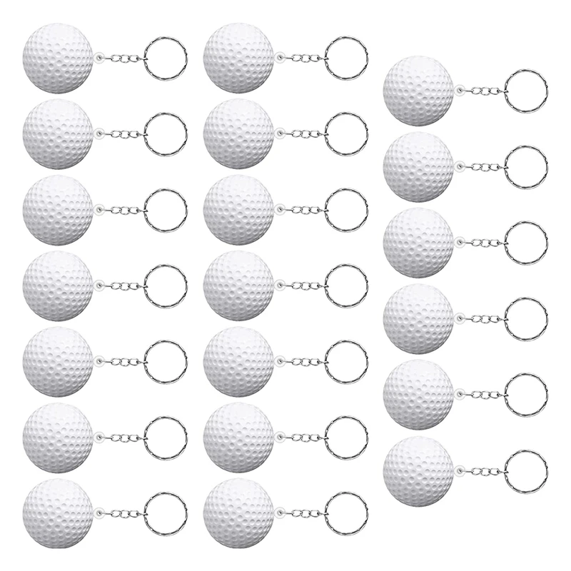 20 Pack Golf Ball Keychains For Party Favors,Golf Ball Stress Ball,School Carnival Reward,Sports Centerpiece Decorations
20 Pack Golf Ball Keychains For Party Favors,Golf Ball Stress Ball,School Carnival Reward,Sports Centerpiece Decorations