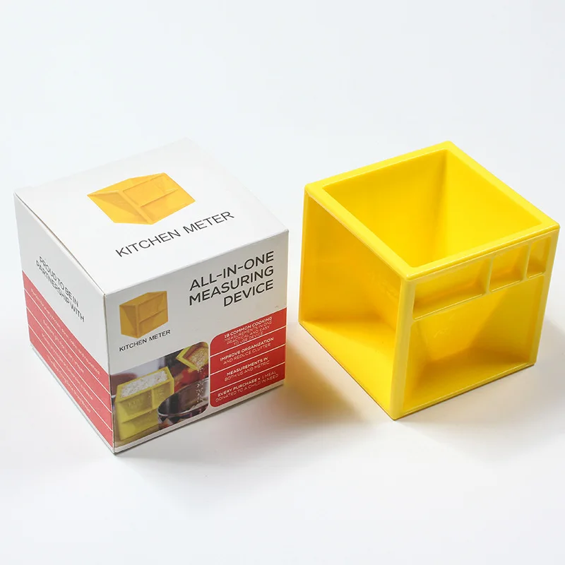Kitchen Gadget Cube All-In-One measuring Device to Improve Organization Measuring Device With 19+ Cooking Measurements
Kitchen Gadget Cube All-In-One measuring Device to Improve Organization Measuring Device With 19+ Cooking Measurements