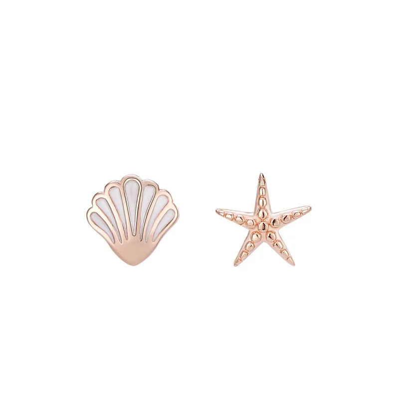 S925 Sterling Silver Cute Starfish Shell Stud Earrings Trendy Simple Screw -back Earrings Clips Jewelry Gifts for Women
S925 Sterling Silver Cute Starfish Shell Stud Earrings Trendy Simple Screw -back Earrings Clips Jewelry Gifts for Women