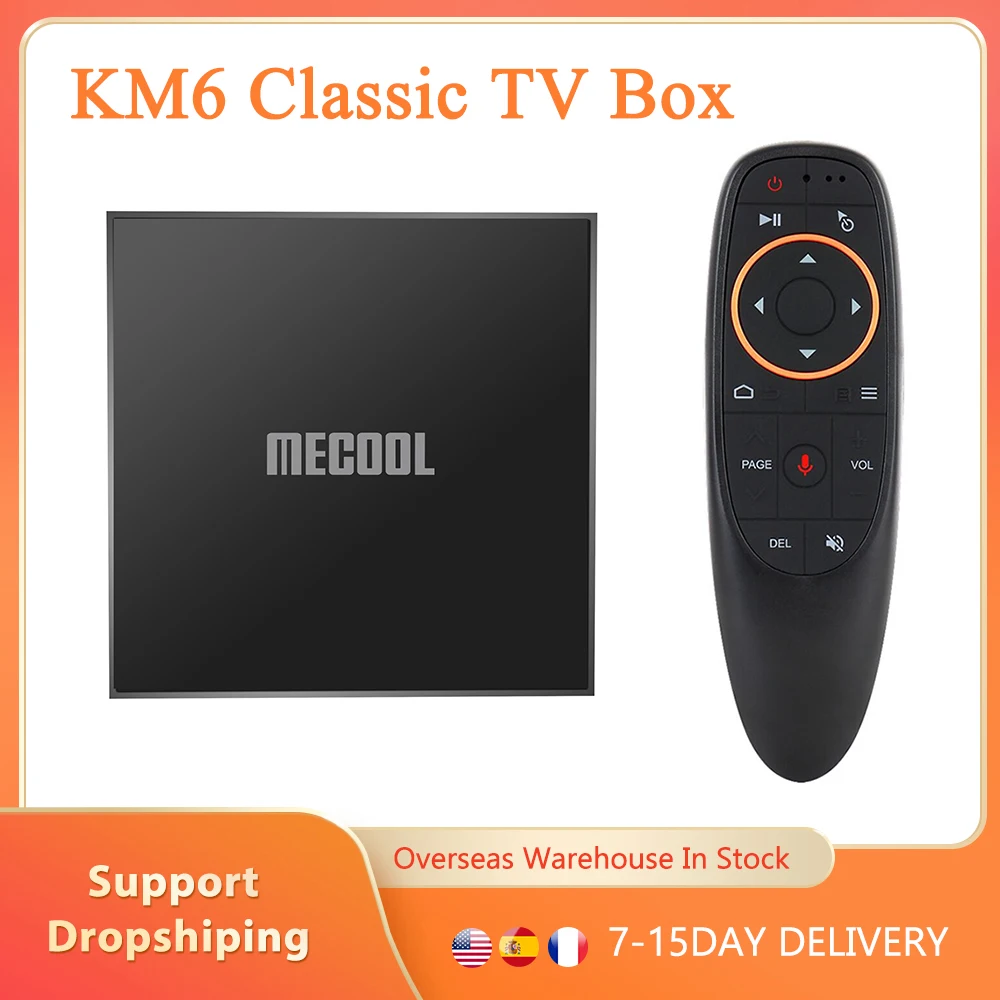 KM6 Classic Smart TV Box 4K HD Android 10.0 Set Top Box 2GB 16GB Multi Language 2.4G 5G Dual Wifi Media Player Receiver
KM6 Classic Smart TV Box 4K HD Android 10.0 Set Top Box 2GB 16GB Multi Language 2.4G 5G Dual Wifi Media Player Receiver