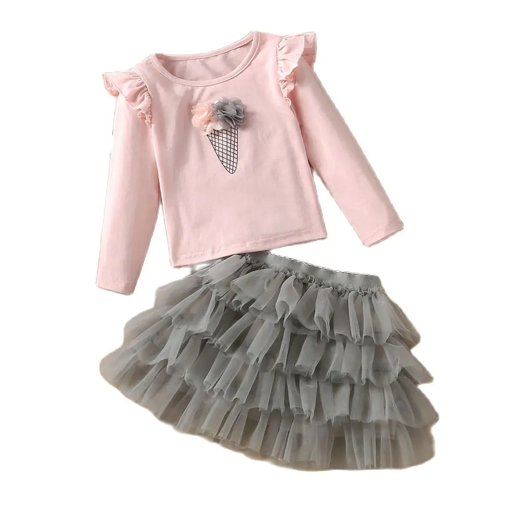 2022 Spring Autumn Printed Long Sleeve+Mesh Skirt 2Pcs Young Children Princess Suit Kids Clothes Girls
2022 Spring Autumn Printed Long Sleeve+Mesh Skirt 2Pcs Young Children Princess Suit Kids Clothes Girls