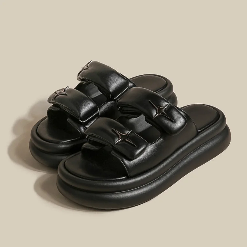 Flats Platform Fashion Women Slippers Summer Casual Beach Shoes 2023 New Trend Thick Sandals Slingback Women Flip-flops Slides
Flats Platform Fashion Women Slippers Summer Casual Beach Shoes 2023 New Trend Thick Sandals Slingback Women Flip-flops Slides