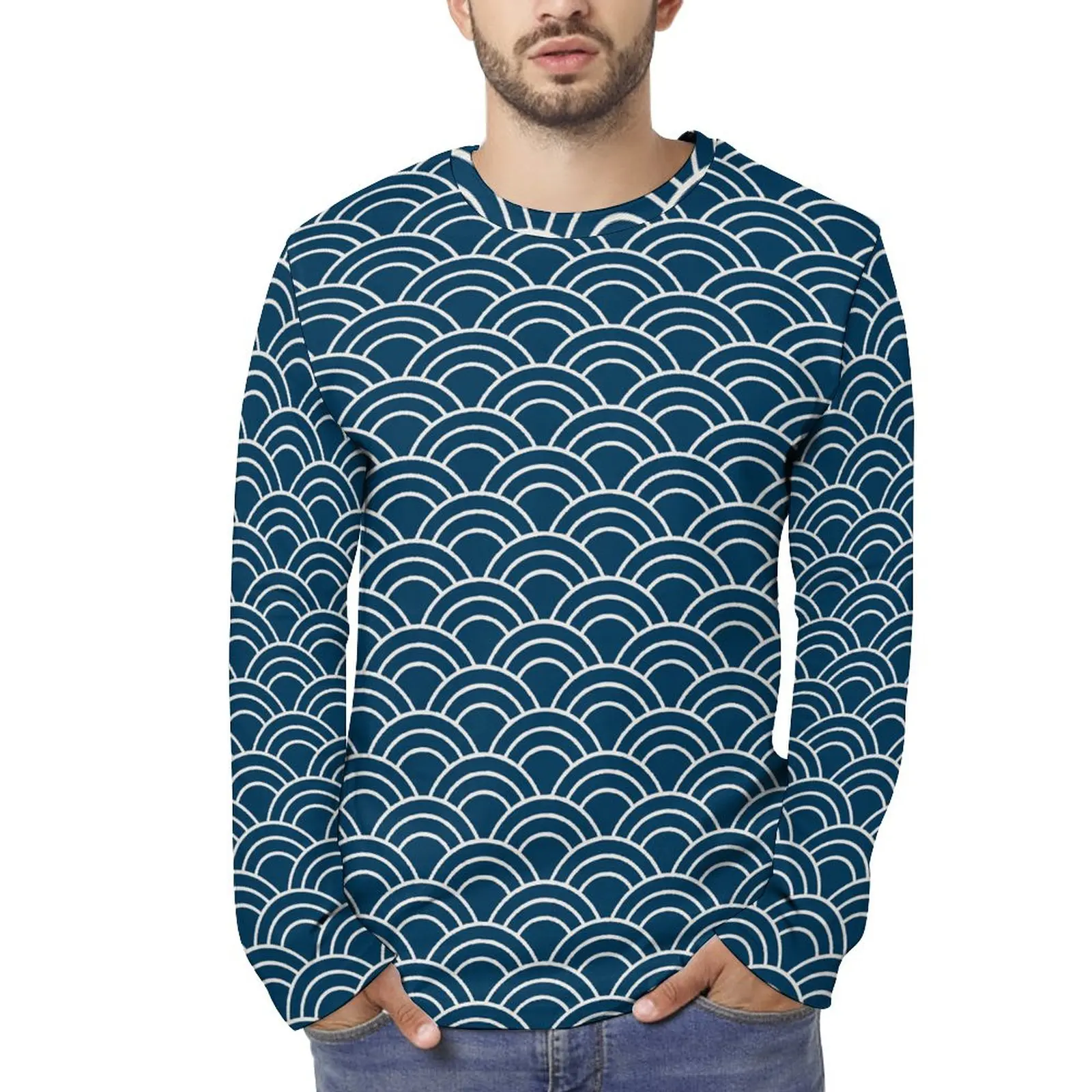 Men Long Sleeve T Shirt Lightweight Retro Pattern Print Streetwear Tops Fashion Casual Tshirts
Men Long Sleeve T Shirt Lightweight Retro Pattern Print Streetwear Tops Fashion Casual Tshirts