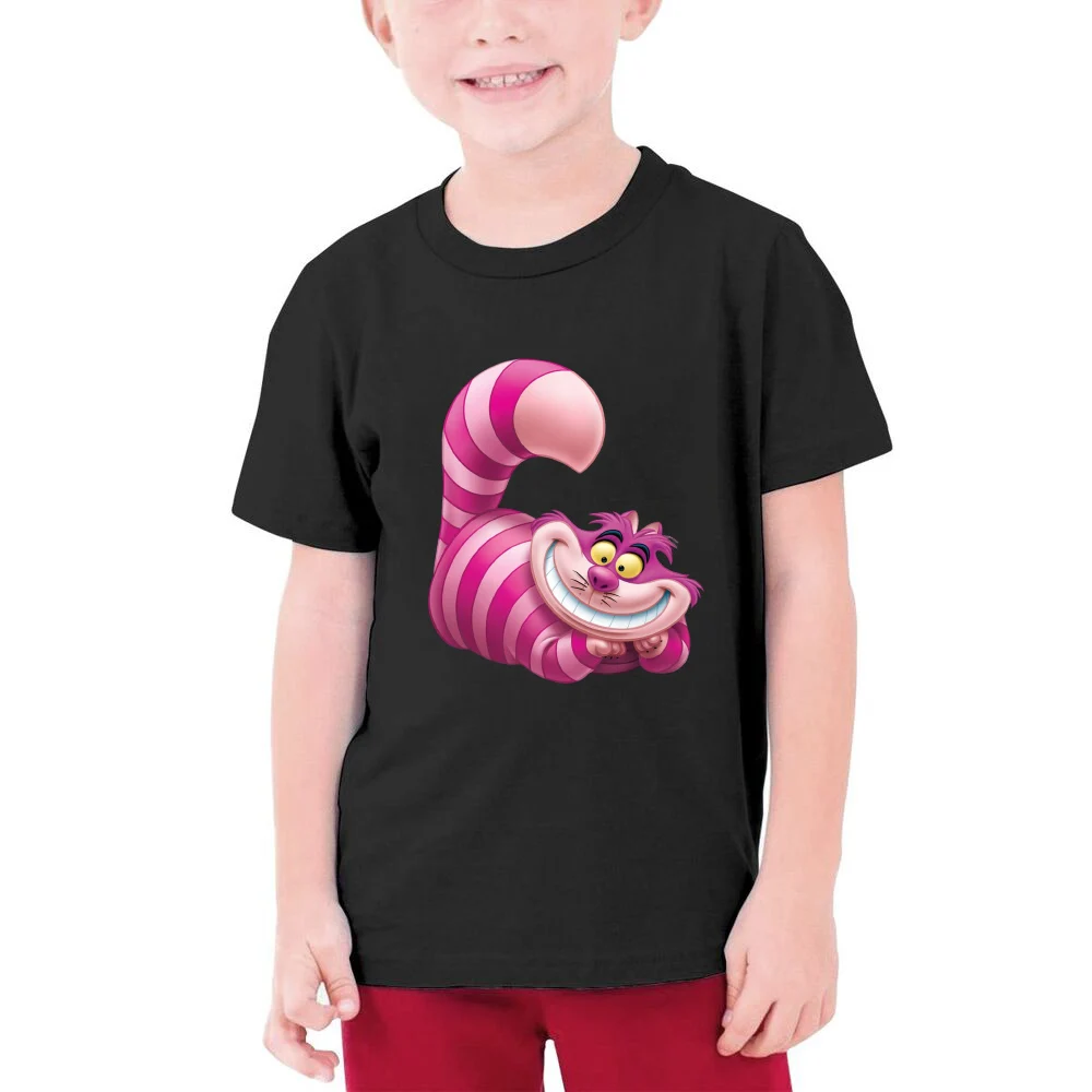CLOOCL Cheshire Cat Children Tees 100% Cotton T-shirt Boy Girl Casual Round Neck Short Sleeve Black Tops Gift Drop Shipping
CLOOCL Cheshire Cat Children Tees 100% Cotton T-shirt Boy Girl Casual Round Neck Short Sleeve Black Tops Gift Drop Shipping