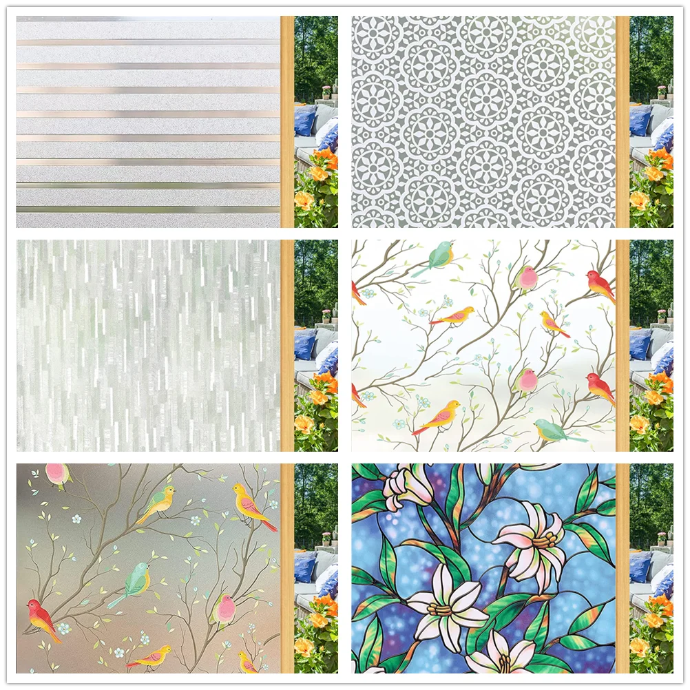 Window Privacy Film,Glass Tinting Film for Home Bathroom Sun Blocking 3D Decor Static Stickers Non Adhesive Vinyl Door Covering
Window Privacy Film,Glass Tinting Film for Home Bathroom Sun Blocking 3D Decor Static Stickers Non Adhesive Vinyl Door Covering