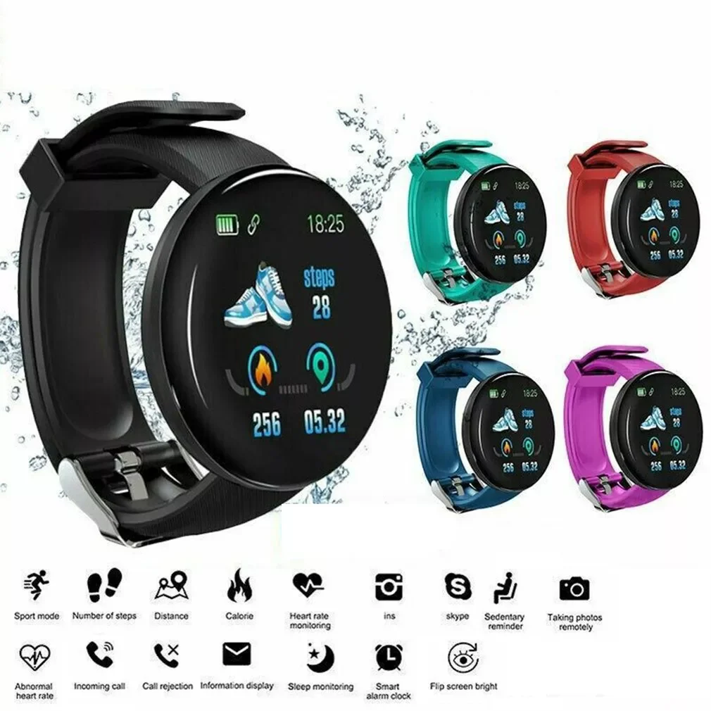 Inteligente Hombre D18s 1.44in Smart Watch Sleep Monitoring Watch For Men Fitness-tracker Waterproof Smartwatch
Inteligente Hombre D18s 1.44in Smart Watch Sleep Monitoring Watch For Men Fitness-tracker Waterproof Smartwatch