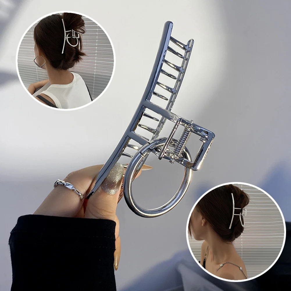 Metal Hair Clip Geometric Shark Clip Ponytail Clip Hair Styling Metal Hair Claws Clip Makeup Hair Styling Barrettes
Metal Hair Clip Geometric Shark Clip Ponytail Clip Hair Styling Metal Hair Claws Clip Makeup Hair Styling Barrettes