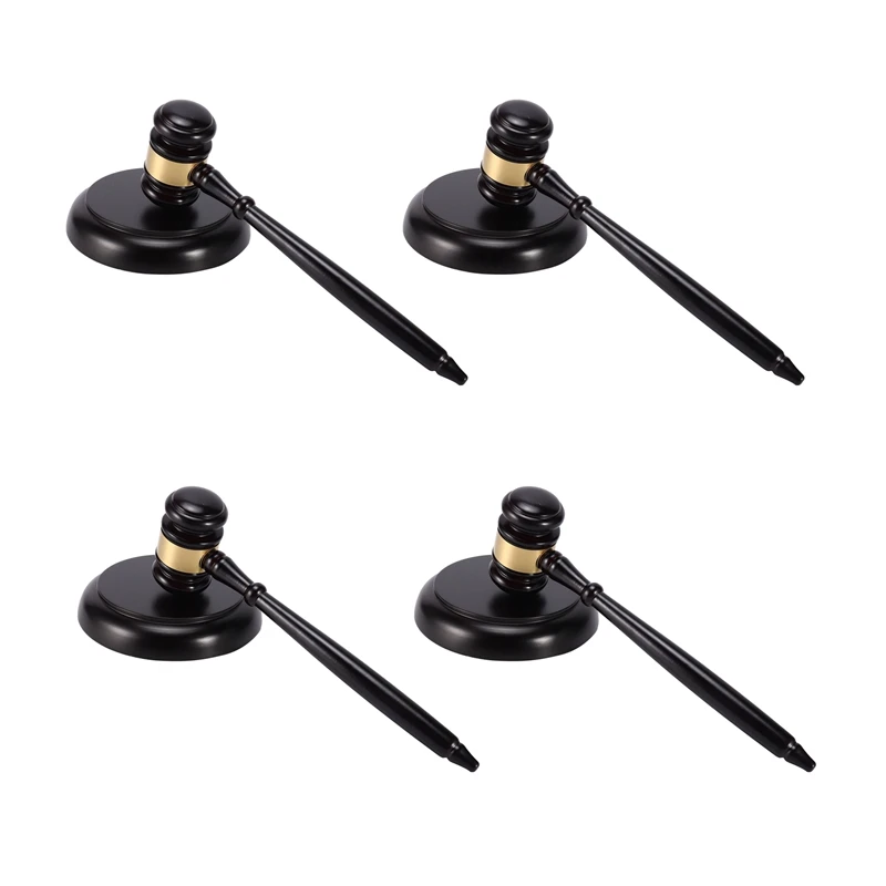 4X Wooden Judge's Gavel Auction Hammer With Sound Block For Attorney Judge Auction Handwork
4X Wooden Judge's Gavel Auction Hammer With Sound Block For Attorney Judge Auction Handwork
