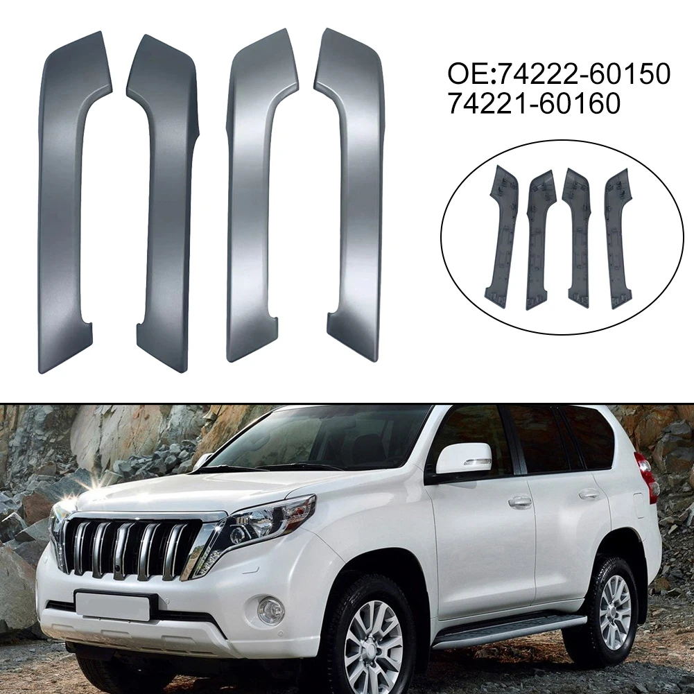 4pcs Car Door Handle Cover 74222-60150+74221-60160 For Toyota For Land For Cruiser 150 For Prado 2010-2017 ABS Plastic Auto Acce
4pcs Car Door Handle Cover 74222-60150+74221-60160 For Toyota For Land For Cruiser 150 For Prado 2010-2017 ABS Plastic Auto Acce