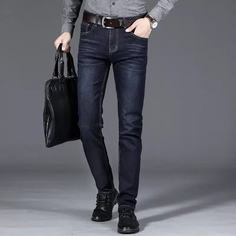 Classic Style Men's Black Blue Regular Fit Jeans Business Casual Stretch Denim Pants Male Brand Trousers
Classic Style Men's Black Blue Regular Fit Jeans Business Casual Stretch Denim Pants Male Brand Trousers