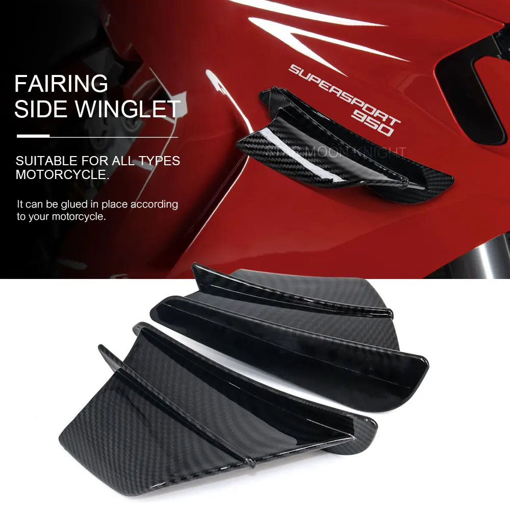 ABS Plastic Winglet Aerodynamic Fairing Wing Kit For Ducati Panigale V2 V4 899 959 1198 1199 1299 Panigale R S Spoiler Deflector 
ABS Plastic Winglet Aerodynamic Fairing Wing Kit For Ducati Panigale V2 V4 899 959 1198 1199 1299 Panigale R S Spoiler Deflector
