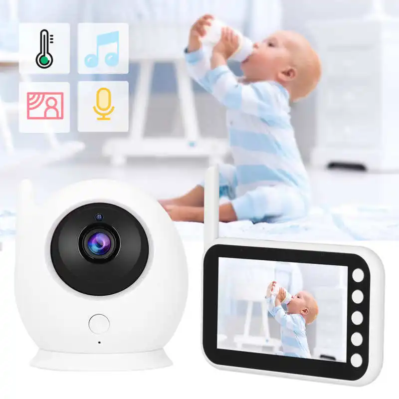 4.3in WiFi Baby Monitor 8 IR LEDs Security Camera 2 Way Audio Timing Reminder Temperature Monitoring for Home Nursery Room
4.3in WiFi Baby Monitor 8 IR LEDs Security Camera 2 Way Audio Timing Reminder Temperature Monitoring for Home Nursery Room