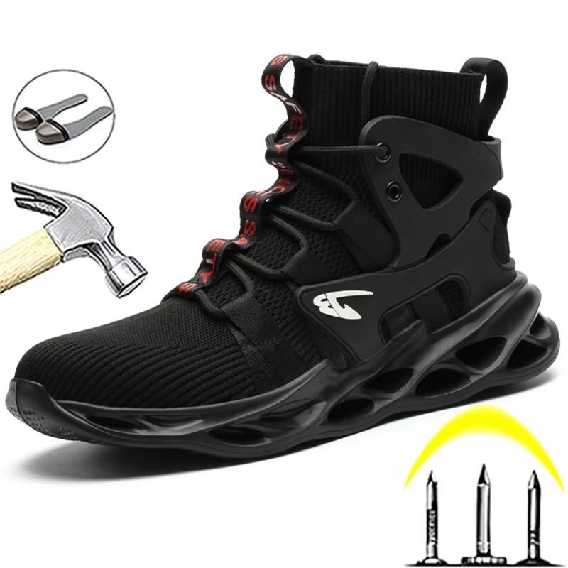 Fashion Work Safety Boots For Men Safety Shoes Indestructible Work Shoes Men Work Sneakers Male Steel Toe Shoes Plus Size 49 50
Fashion Work Safety Boots For Men Safety Shoes Indestructible Work Shoes Men Work Sneakers Male Steel Toe Shoes Plus Size 49 50