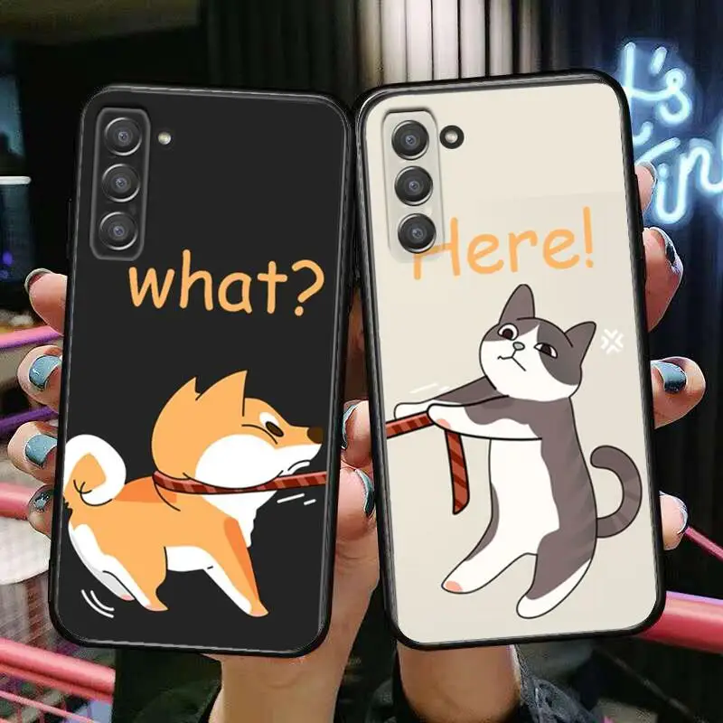 Couple cat and dog Phone cover hull For SamSung Galaxy s6 s7 S8 S9 S10E S20 S21 S5 S30 Plus S20 fe 5G Lite Ultra Edge
Couple cat and dog Phone cover hull For SamSung Galaxy s6 s7 S8 S9 S10E S20 S21 S5 S30 Plus S20 fe 5G Lite Ultra Edge