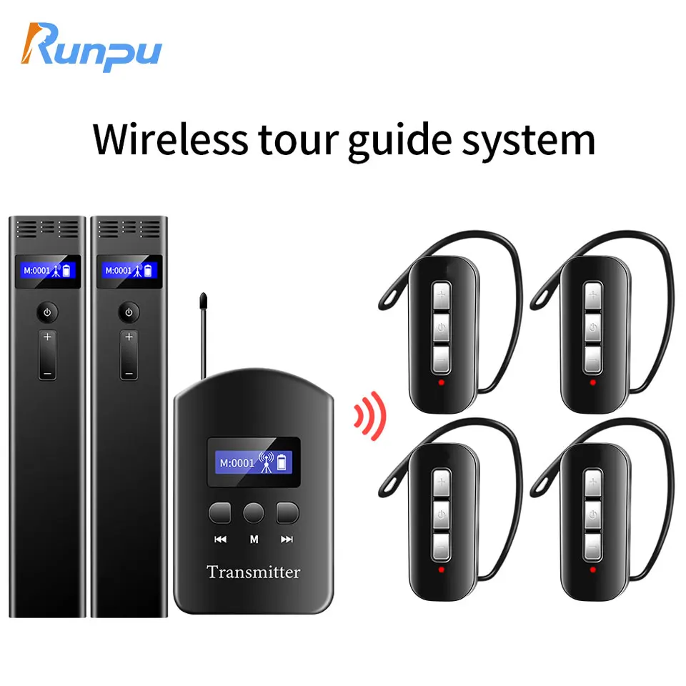 

Portable Wireless Tour Guide System With Good Sound Quality /Simultaneous Translation Device For Guiding Church Meeting Training