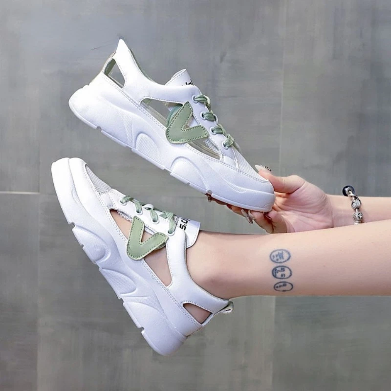 2022 new Summer White Shoes Women All-Match Internet Celebrity Leisure Sandals walking running Flat Female sandalias de mujer
2022 new Summer White Shoes Women All-Match Internet Celebrity Leisure Sandals walking running Flat Female sandalias de mujer