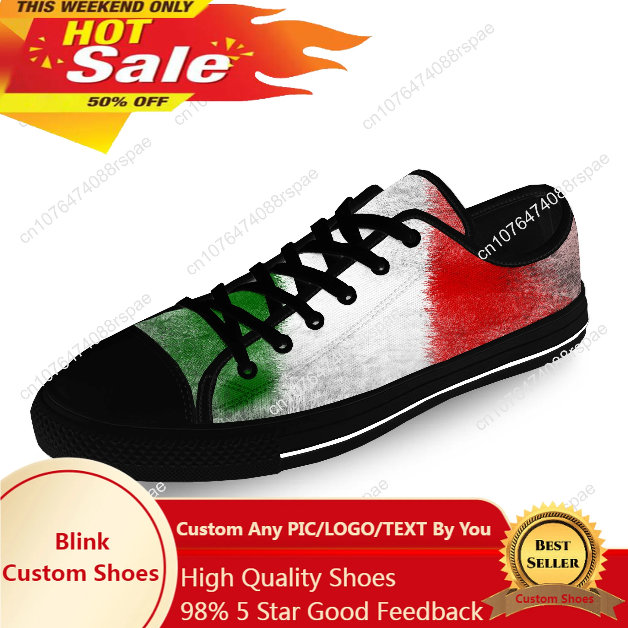Italy Italian Italia Flag Patriotic Casual Cloth 3D Print Low Top Canvas Fashion Funny Shoes Men Women Breathable Sneakers
Italy Italian Italia Flag Patriotic Casual Cloth 3D Print Low Top Canvas Fashion Funny Shoes Men Women Breathable Sneakers