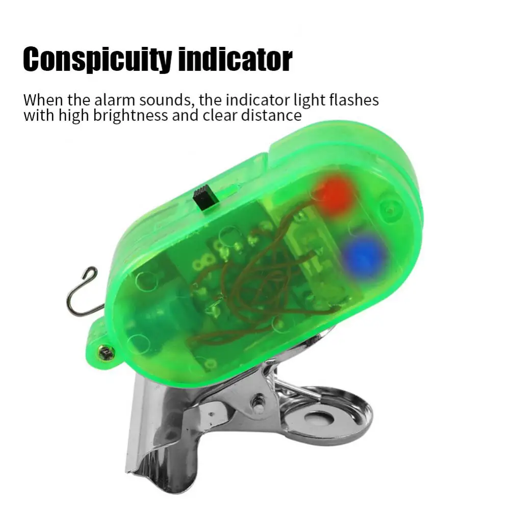LED Delay Double Flash Fishing Bite Hook AlarmFishing Alarm Sea Rod Electronic Flash Throwing Rod Metal Clip Angling Tools
LED Delay Double Flash Fishing Bite Hook AlarmFishing Alarm Sea Rod Electronic Flash Throwing Rod Metal Clip Angling Tools
