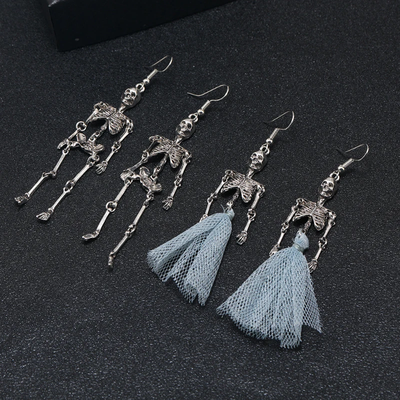Punk Hip Hop Human Body Skull Earrings Couple Unisex Gothic Creative Head Pendant Earrings Gift
Punk Hip Hop Human Body Skull Earrings Couple Unisex Gothic Creative Head Pendant Earrings Gift