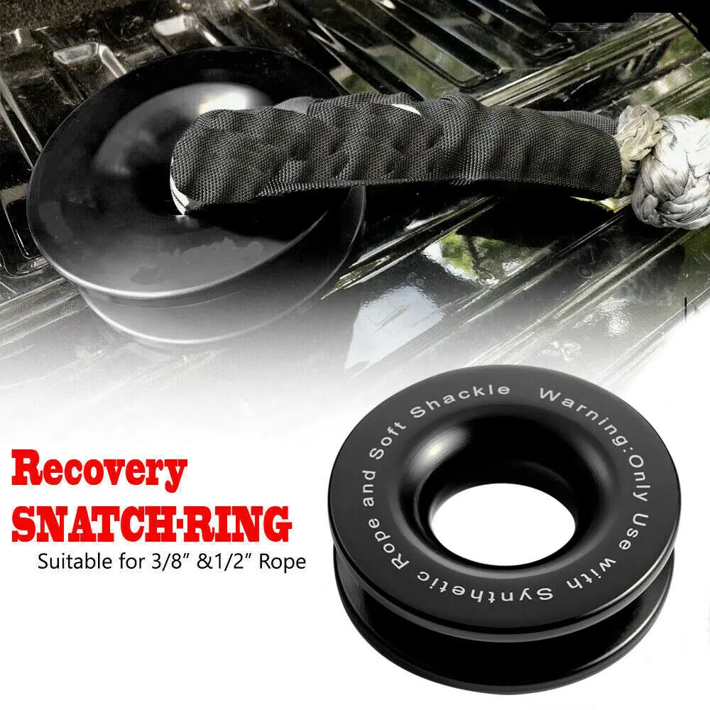 41000lbs Car Synthetic Soft Shackle Snatch Recovery Ring Aluminum for ATV UTV SUV Truck Pickup Off-road Car Winch Recovery
41000lbs Car Synthetic Soft Shackle Snatch Recovery Ring Aluminum for ATV UTV SUV Truck Pickup Off-road Car Winch Recovery
