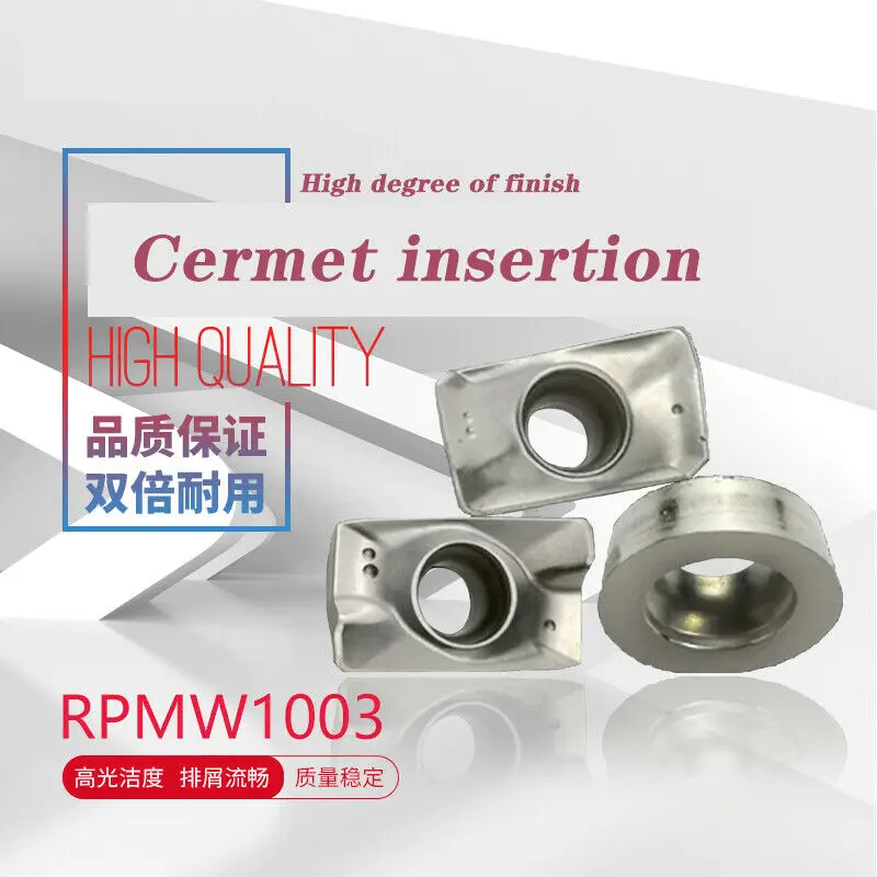 10pcs RPMW1003MO APMT1135 PDER APMT1604 RPMW1003 RPMT1204 MO ZM300 cermet milling blades Milling Turning Tools
10pcs RPMW1003MO APMT1135 PDER APMT1604 RPMW1003 RPMT1204 MO ZM300 cermet milling blades Milling Turning Tools