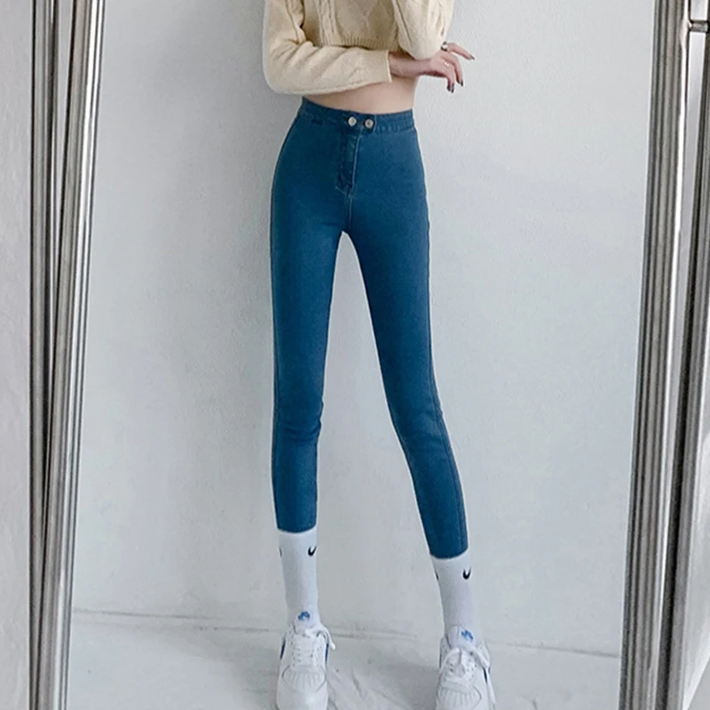 Fashion Stretch Women's Slim Fit Jeans Casual High Waist Butt Lift Ladies Pencil Pants Tight Solid Women's Trousers Summer New
Fashion Stretch Women's Slim Fit Jeans Casual High Waist Butt Lift Ladies Pencil Pants Tight Solid Women's Trousers Summer New