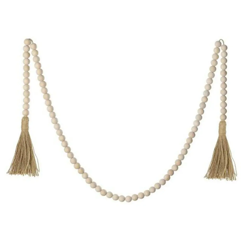 Wooden Beads Garland With Tassels Farmhouse Beads Rustic Country Decor Natural Wood Beads For Wedding Room Gift Decoration
Wooden Beads Garland With Tassels Farmhouse Beads Rustic Country Decor Natural Wood Beads For Wedding Room Gift Decoration