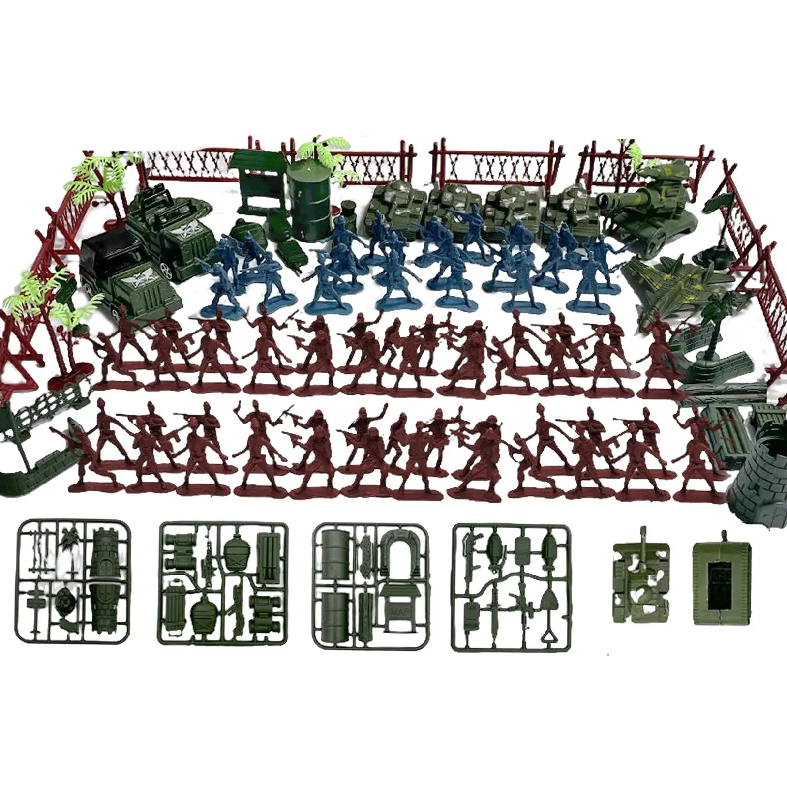136x Action Army Base Set Mini Action Figure Play Set Soldier Battle Group Model Vehicles Tanks Children Play Static Accessories
136x Action Army Base Set Mini Action Figure Play Set Soldier Battle Group Model Vehicles Tanks Children Play Static Accessories