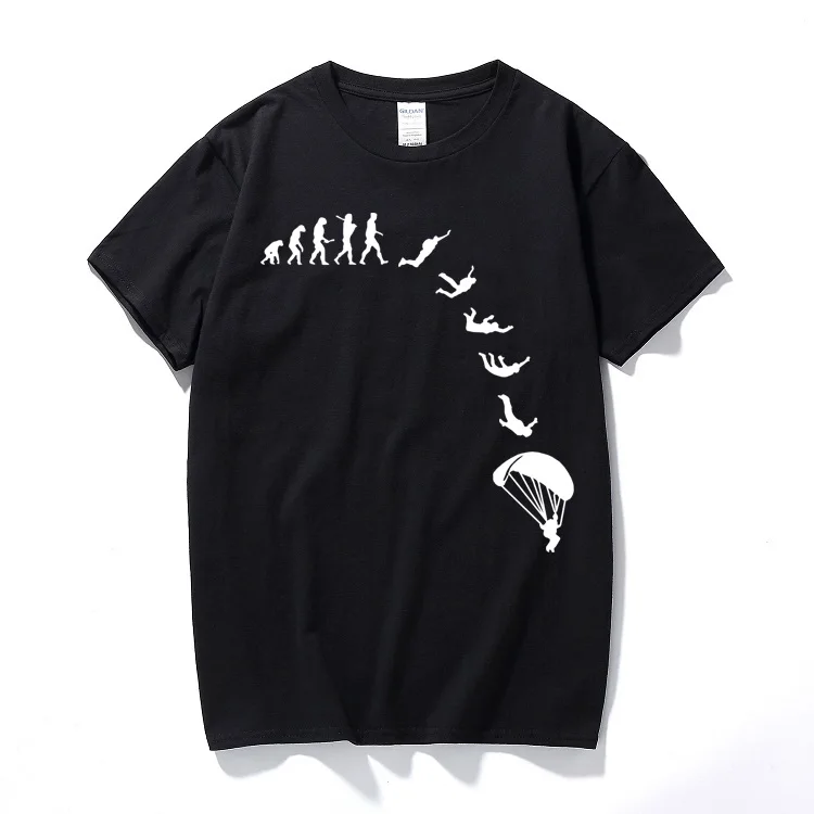 New Fashion Men T-shirt Go Skydiving Evolution Brand Clothing Casual funny print streetwear Short Sleeve t shirt
New Fashion Men T-shirt Go Skydiving Evolution Brand Clothing Casual funny print streetwear Short Sleeve t shirt