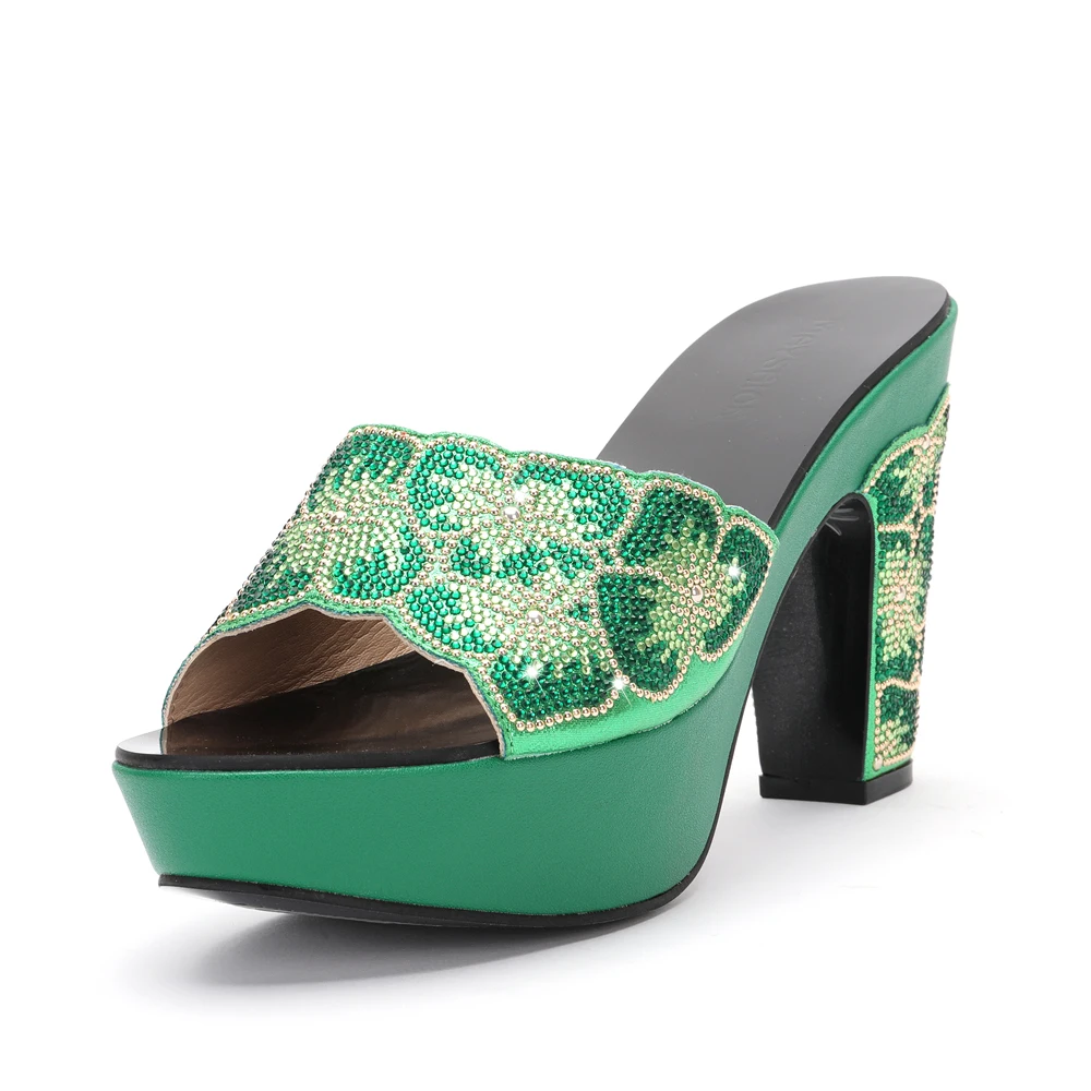 Latest Design African Style Women's Shoes Slippers with Metal Trim and Rhinestones for Ladies Designer Shoes Women Luxury 2022
Latest Design African Style Women's Shoes Slippers with Metal Trim and Rhinestones for Ladies Designer Shoes Women Luxury 2022