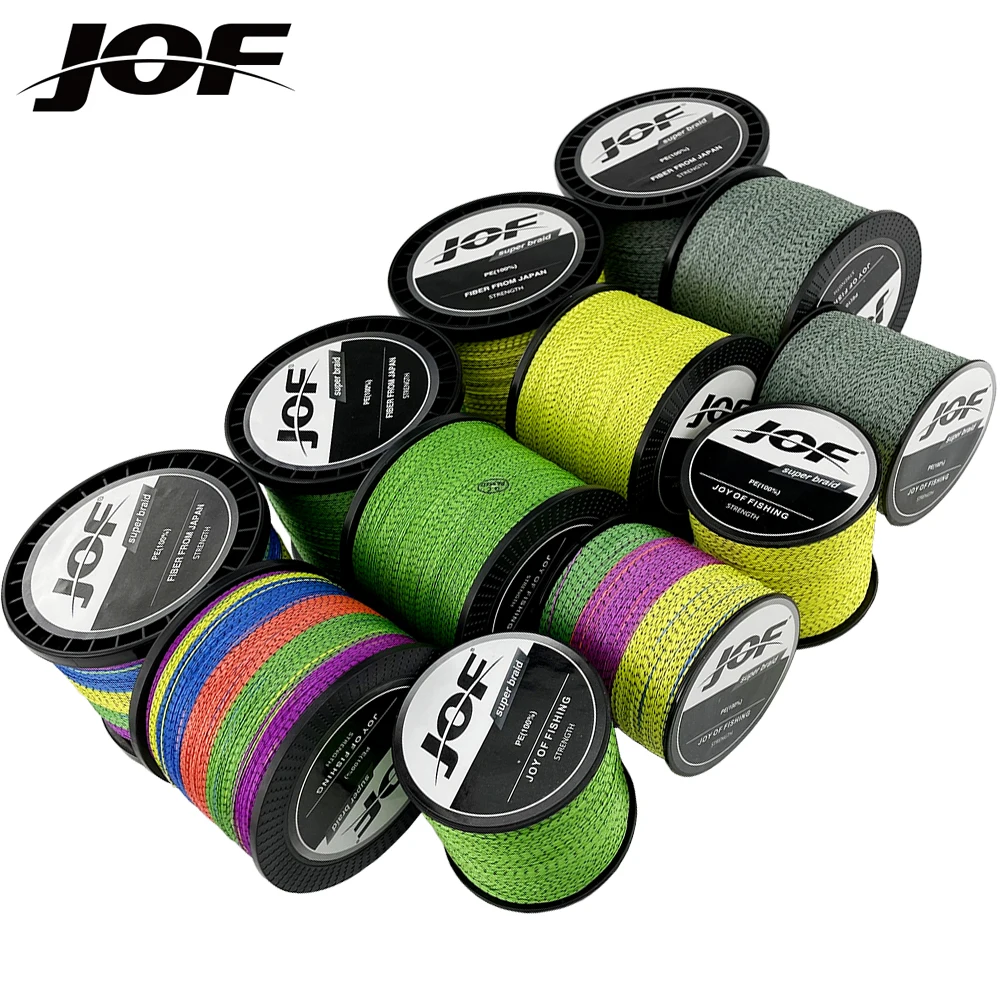Плетеная рыболовная леска JOF, 8 нитей, 100/300/500 м
Плетеная рыболовная леска JOF, 8 нитей, 100/300/500 м