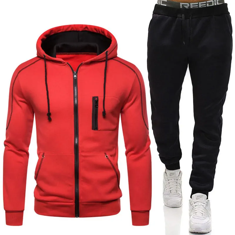 Funny Men Zipper Hoodies Sweatshirt+Sweatpants Suit New Autumn Winter Fleece Warm Sportswear Sets Men's Pullover Clothing Jacket
Funny Men Zipper Hoodies Sweatshirt+Sweatpants Suit New Autumn Winter Fleece Warm Sportswear Sets Men's Pullover Clothing Jacket