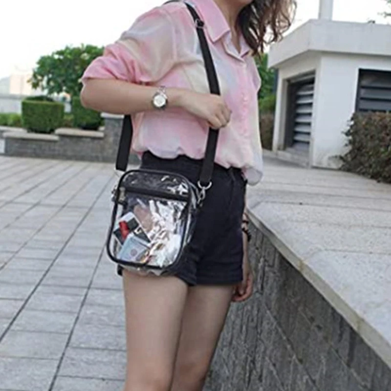 Women Casual PVC Shoulder Bag Fashion Female Transparent Crossbody Bag Daily Ladies Small Beach Messenger Bags
Women Casual PVC Shoulder Bag Fashion Female Transparent Crossbody Bag Daily Ladies Small Beach Messenger Bags