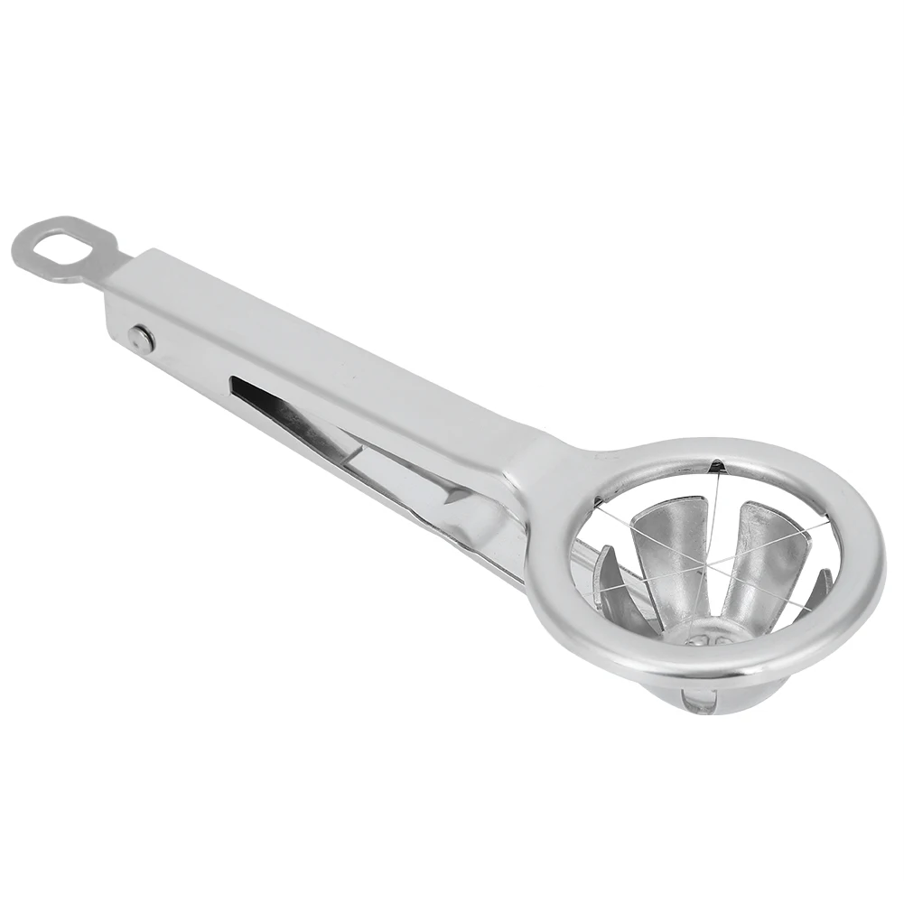 304 Stainless Steel Boiled Egg Cutter Splitter Cutting Tongs Home Kitchen Accessory
304 Stainless Steel Boiled Egg Cutter Splitter Cutting Tongs Home Kitchen Accessory