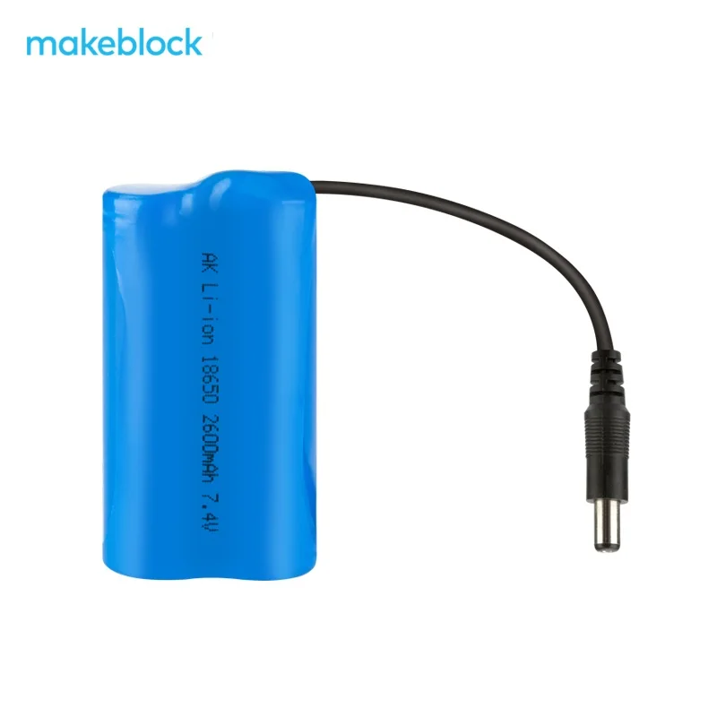Литиевый аккумулятор Makeblock 18650, 2600 мАч, 7,4 В, перезаряжаемый литий-ионный аккумулятор, зарядный адаптер переменного тока в постоянный ток для ...
Литиевый аккумулятор Makeblock 18650, 2600 мАч, 7,4 В, перезаряжаемый литий-ионный аккумулятор, зарядный адаптер переменного тока в постоянный ток для ...