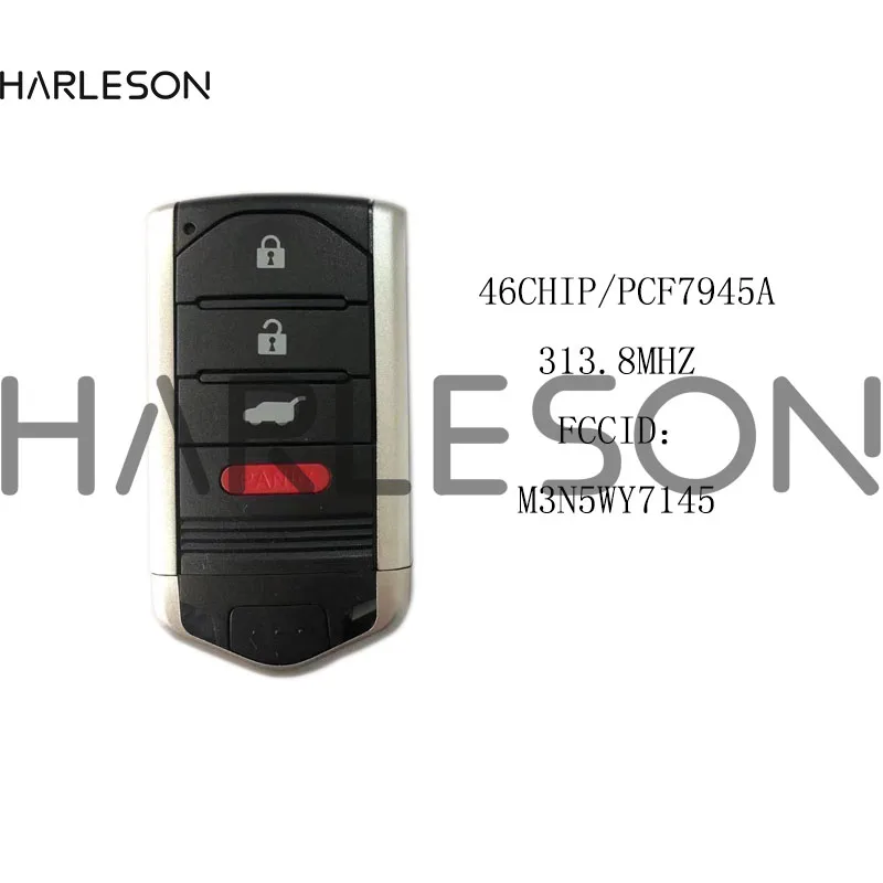 313.8MHz FCC: M3N5WY8145 Smart 3+1 4 Button Replacement Remote Car Key Fob for Acura ZDX 2010 2011 2012 2013
313.8MHz FCC: M3N5WY8145 Smart 3+1 4 Button Replacement Remote Car Key Fob for Acura ZDX 2010 2011 2012 2013