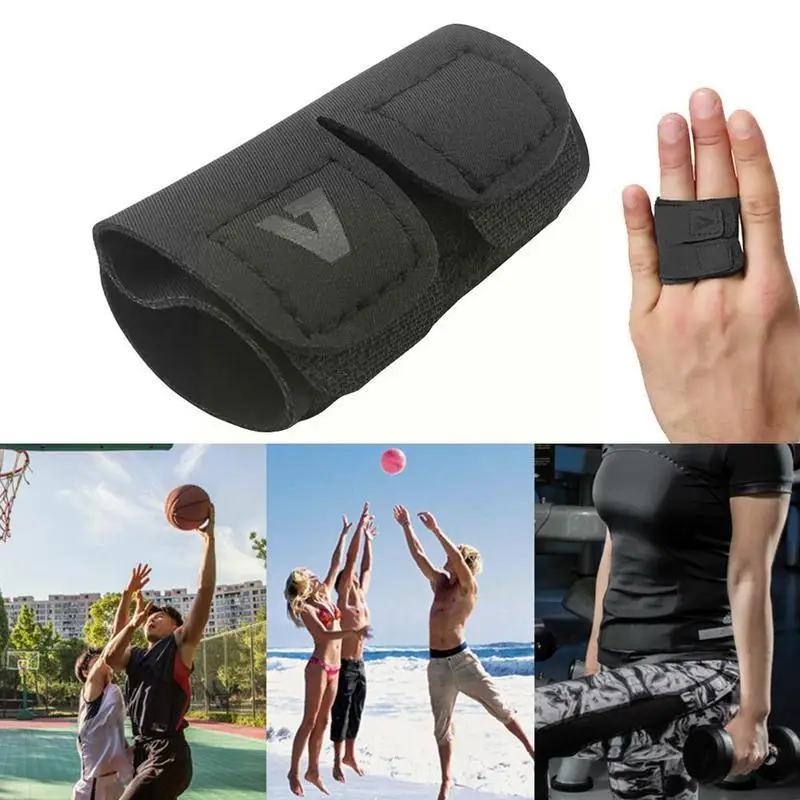 

1pcs Sports Volleyball Basketball Finger Support Protector Guard Finger Gear Sport Protective Pain Relief Bandage T5j3