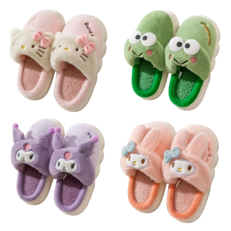 Sanrios Anime Children Cotton Slippers Kawaii Hellkittys Kuromi My Melody Keroppi Parent-Child Cartoon Warm Home Shoes Kids Gift
Sanrios Anime Children Cotton Slippers Kawaii Hellkittys Kuromi My Melody Keroppi Parent-Child Cartoon Warm Home Shoes Kids Gift