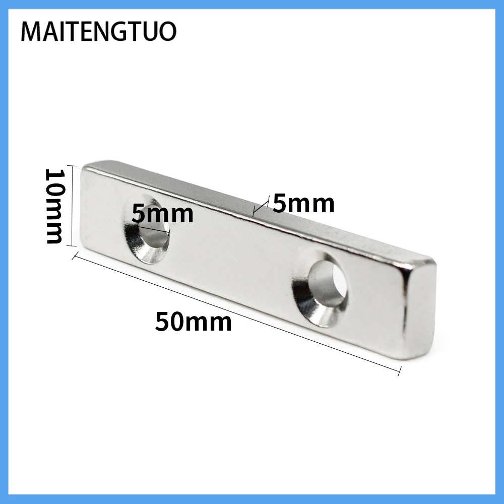 1/2/5/10/20PCS 50x10x5-5 Long Sheet Rare Earth Neodymium Magnet Holes 5mm Countersunk Block Strong Magnets 50x10x5-5mm 50*10*5-5
1/2/5/10/20PCS 50x10x5-5 Long Sheet Rare Earth Neodymium Magnet Holes 5mm Countersunk Block Strong Magnets 50x10x5-5mm 50*10*5-5