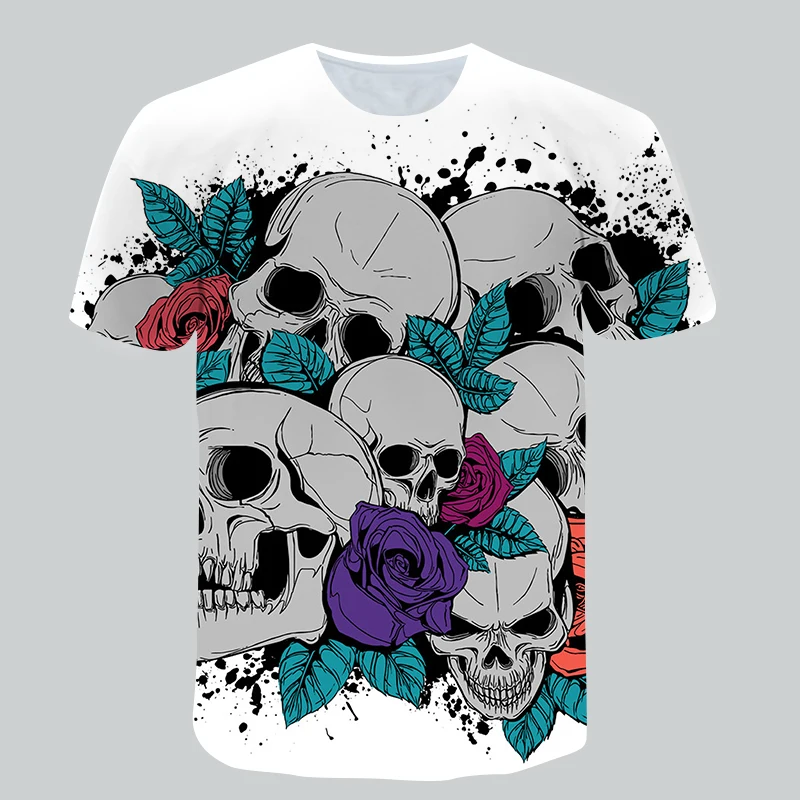 Mutiple Colors Skull 3D Printed Youth Clothes Oversized Men T-Shirt Streetswear Vintage Top 2022 Summer Men's Casual T-Shirt
Mutiple Colors Skull 3D Printed Youth Clothes Oversized Men T-Shirt Streetswear Vintage Top 2022 Summer Men's Casual T-Shirt