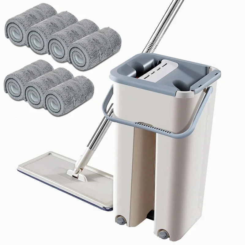 Floor Mop Microfiber Squeeze Mops Wet Mop with Bucket Cloth Squeeze Cleaning Bathroom Mop For Wash Floor Home Kitchen Cleaner
Floor Mop Microfiber Squeeze Mops Wet Mop with Bucket Cloth Squeeze Cleaning Bathroom Mop For Wash Floor Home Kitchen Cleaner