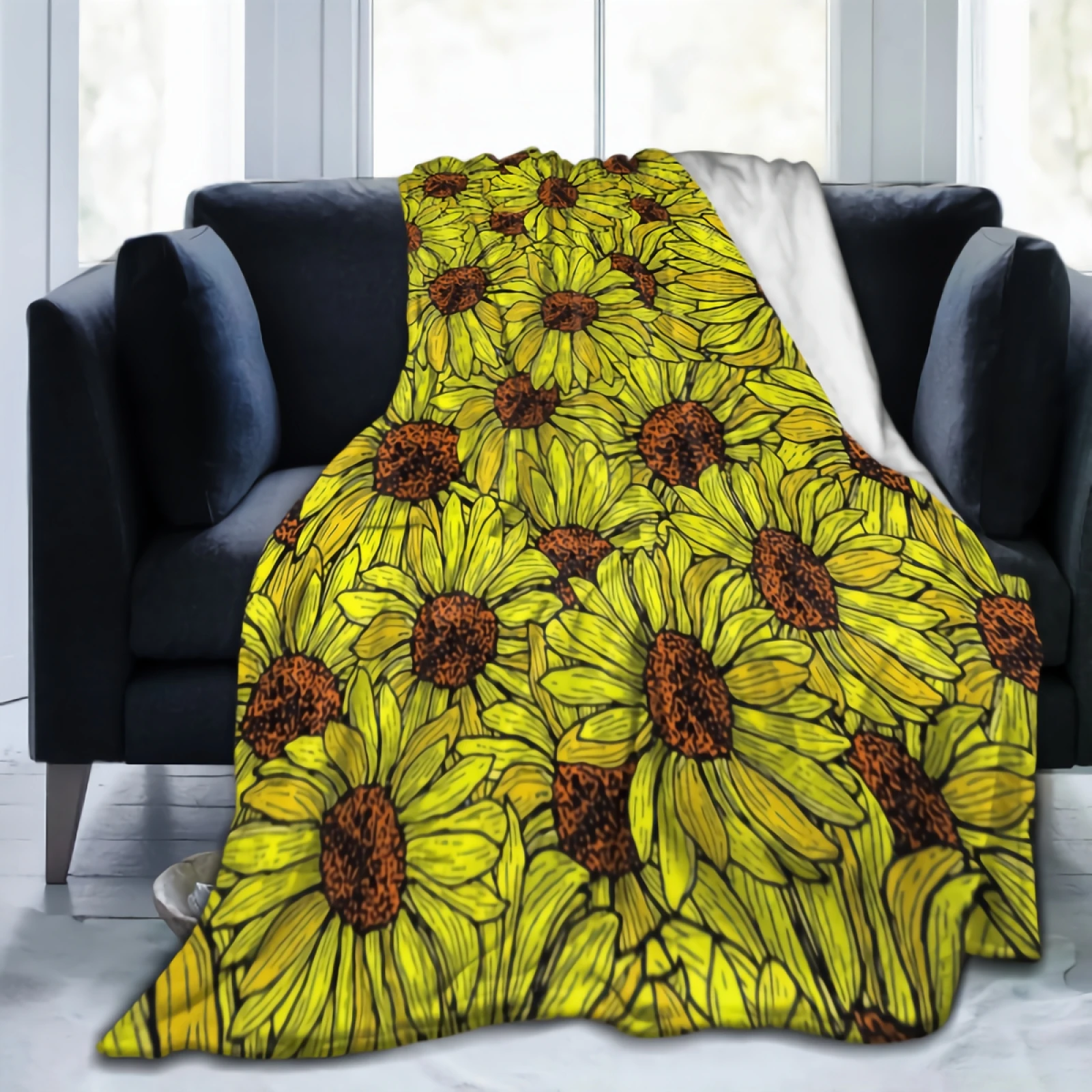 Sunflower Fleece Blanket Cozy Thermal Blanket Lightweight Premium Flannel Blanket Luxury Couch Throw Blanket for Bed Couch Car
Sunflower Fleece Blanket Cozy Thermal Blanket Lightweight Premium Flannel Blanket Luxury Couch Throw Blanket for Bed Couch Car