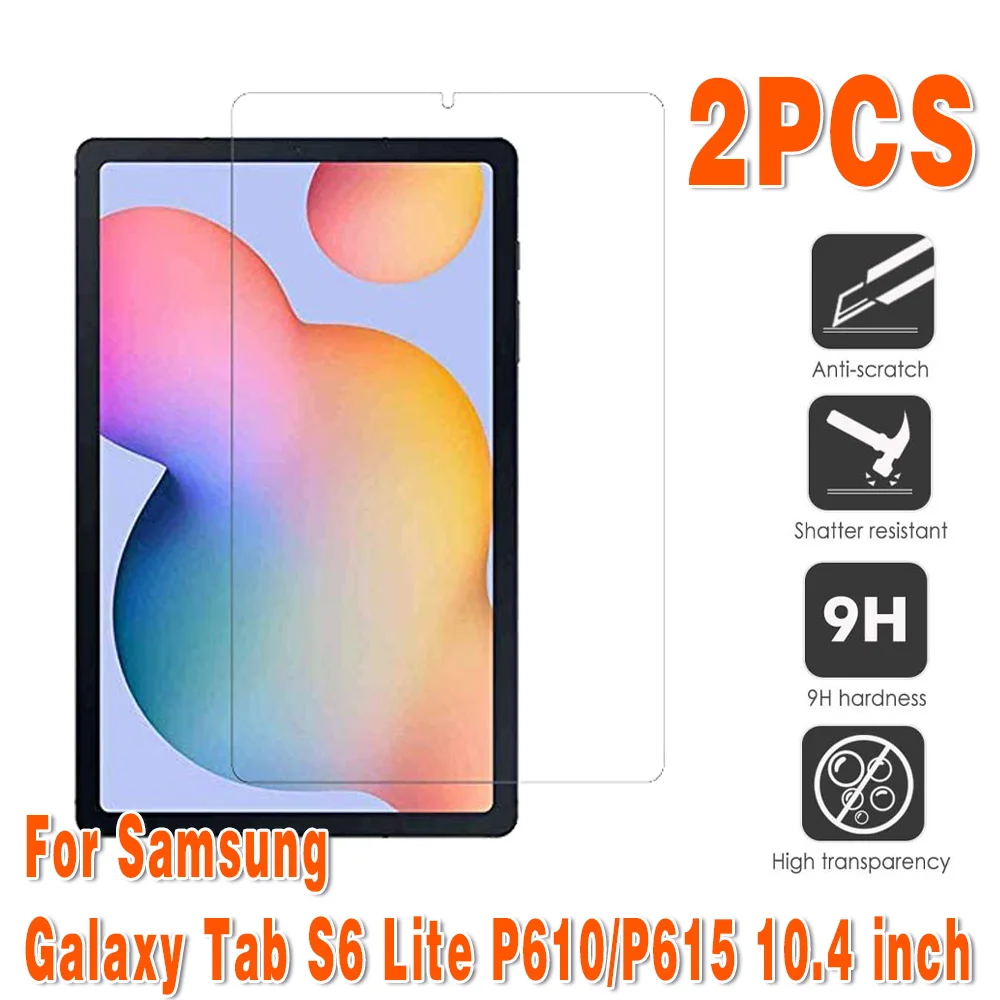 2Pcs Tempered Glass Film for Samsung Galaxy Tab S6 Lite 10.4'' Inch 9H Screen Protector Film Tablet for S6 Lite SM-P610 P615
2Pcs Tempered Glass Film for Samsung Galaxy Tab S6 Lite 10.4'' Inch 9H Screen Protector Film Tablet for S6 Lite SM-P610 P615