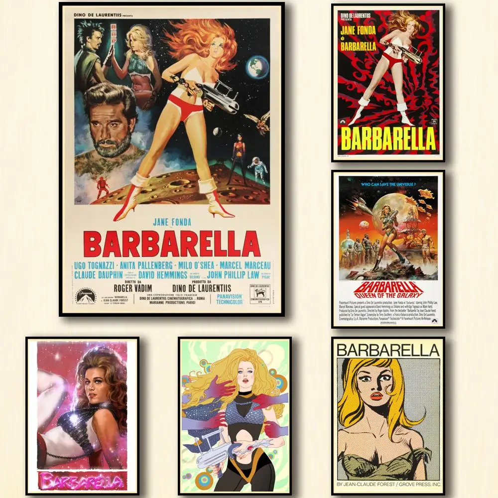 14 Designs Jane Fonda Movie Barbarella Whitepaper Poster Alternative Artwork Decal Fancy Wall Sticker for Coffee House Bar
14 Designs Jane Fonda Movie Barbarella Whitepaper Poster Alternative Artwork Decal Fancy Wall Sticker for Coffee House Bar