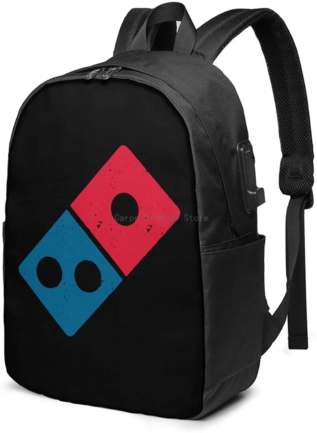 Dominos Pizza Logo Business Laptop School Bookbag Travel Backpack with USB Charging Port & Headphone Port Fit 17 in
Dominos Pizza Logo Business Laptop School Bookbag Travel Backpack with USB Charging Port & Headphone Port Fit 17 in