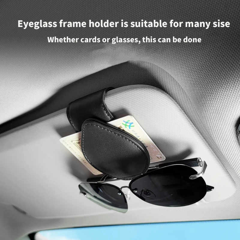 Car Leather Sunglasses Clip Sun Visor Mount Interior Organizer Card Ticket Fastener Holder Portable Glasses Clips Accessories
Car Leather Sunglasses Clip Sun Visor Mount Interior Organizer Card Ticket Fastener Holder Portable Glasses Clips Accessories